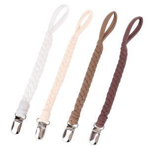 diy braided pacifier clip