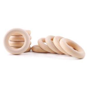 wooden teething ring