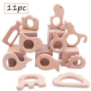 wooden teething toys