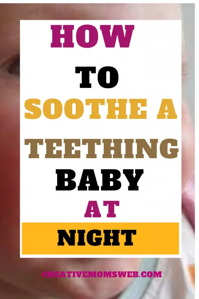 baby teething remedies at night