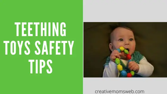 Teething toys safety tips
