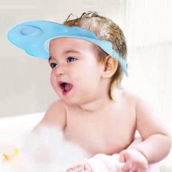 Baby shampoo protection cap