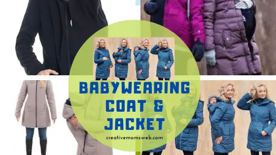 Babywearing coat and jacket