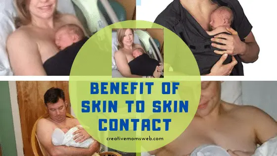 Benefits of skin to skin contact