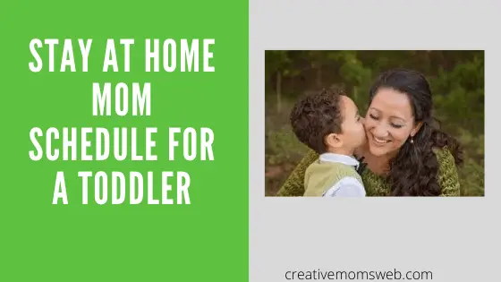 Stay-at-home mom schedule with a toddler