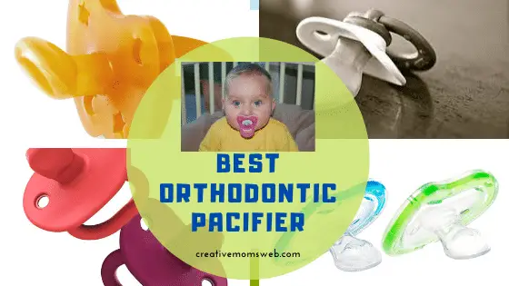 orthodontic pacifier for baby and toddler