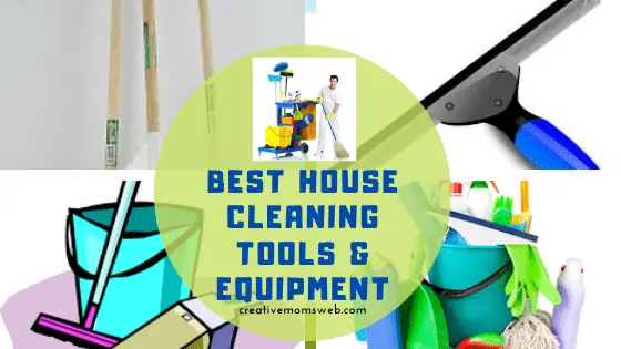 House cleaning tools and equipment