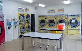 Home office in laundry room