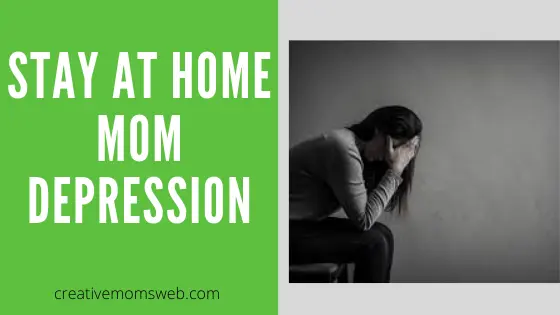 why stay at home mom depressed