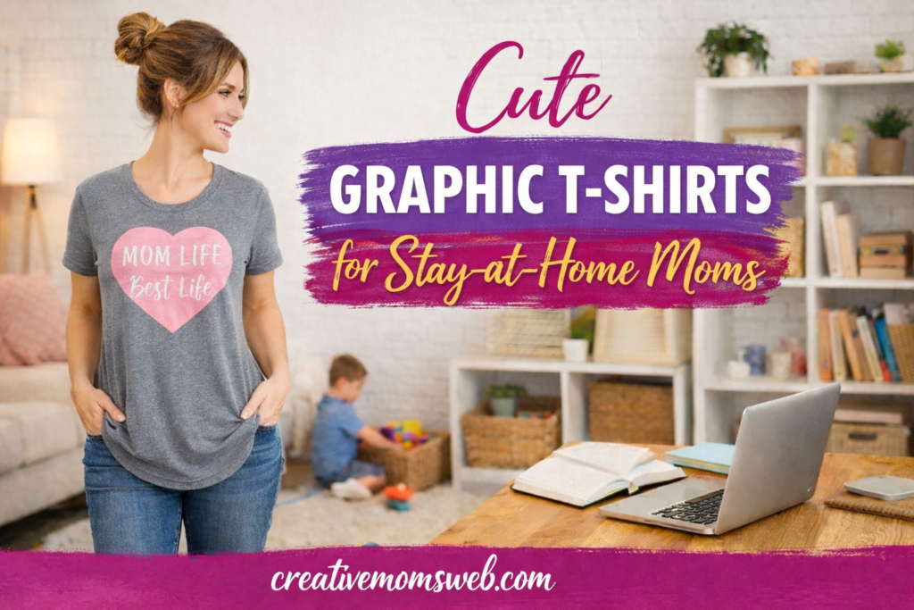 Cute Graphic T-Shirts for Stay-at-Home Moms 