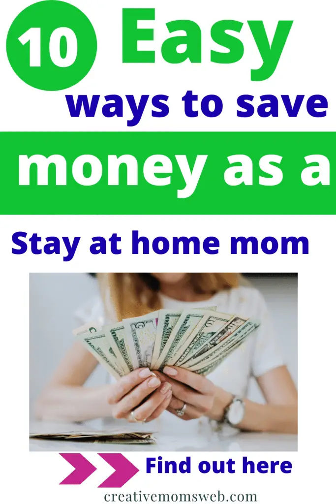 Money saving tips for stay at home moms