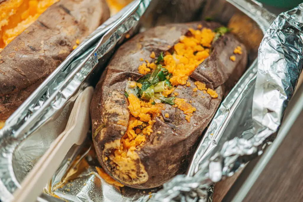 Baked sweet potato lunch ideas for stay-at-home moms