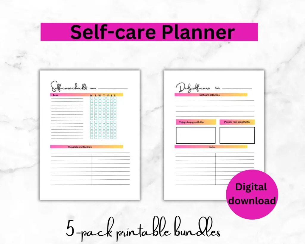 Self-care checklist