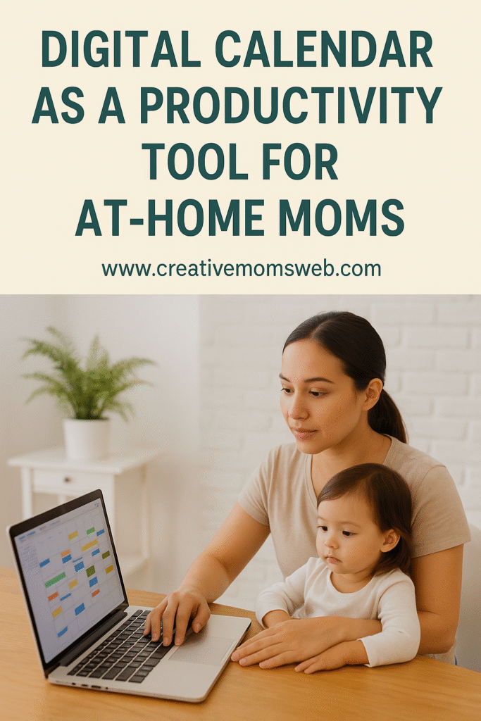 How Digital Calendars Help At-Home Moms Stay Productive