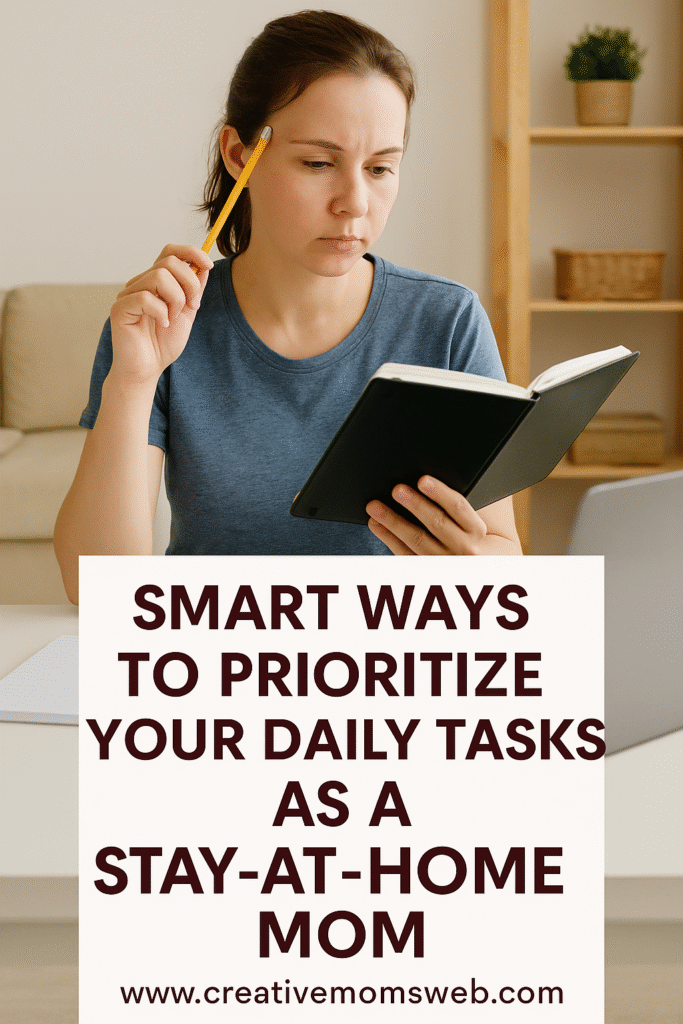 Prioritizing Tasks as a Stay-at-Home Mom.