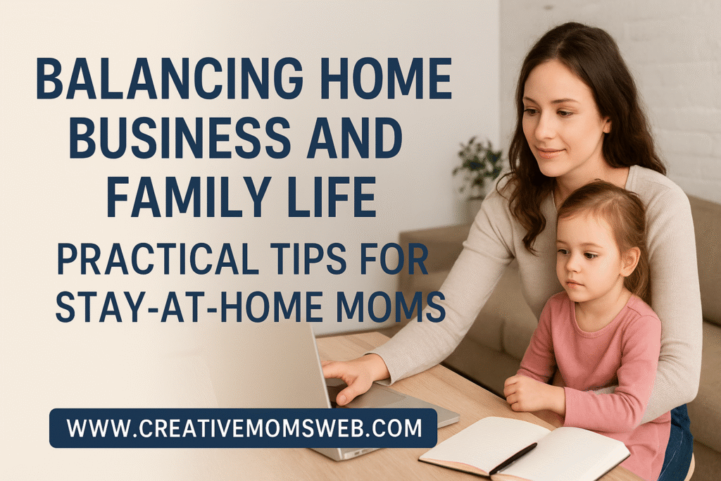balancing home business and family life as a stay-at-home mom