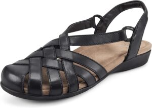 closed-toes sandals