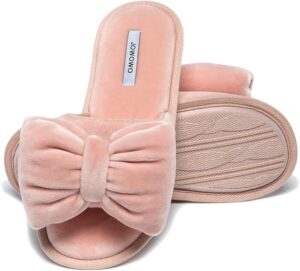 Plush velvet slippers