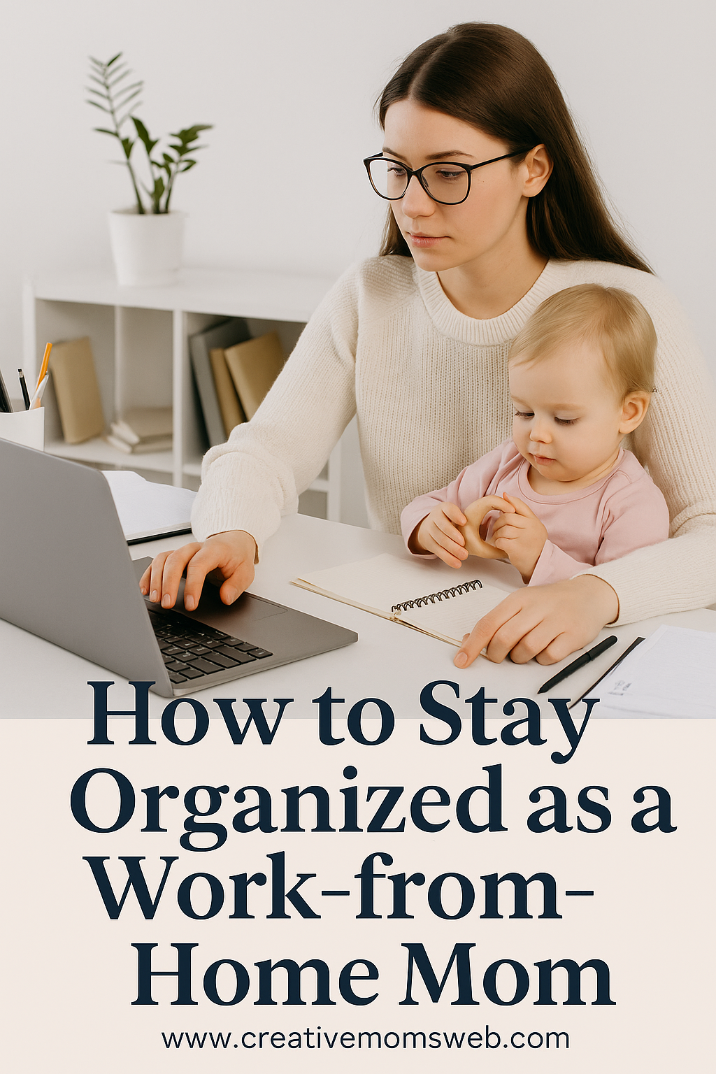 How to stay organized as a work-from-home mom