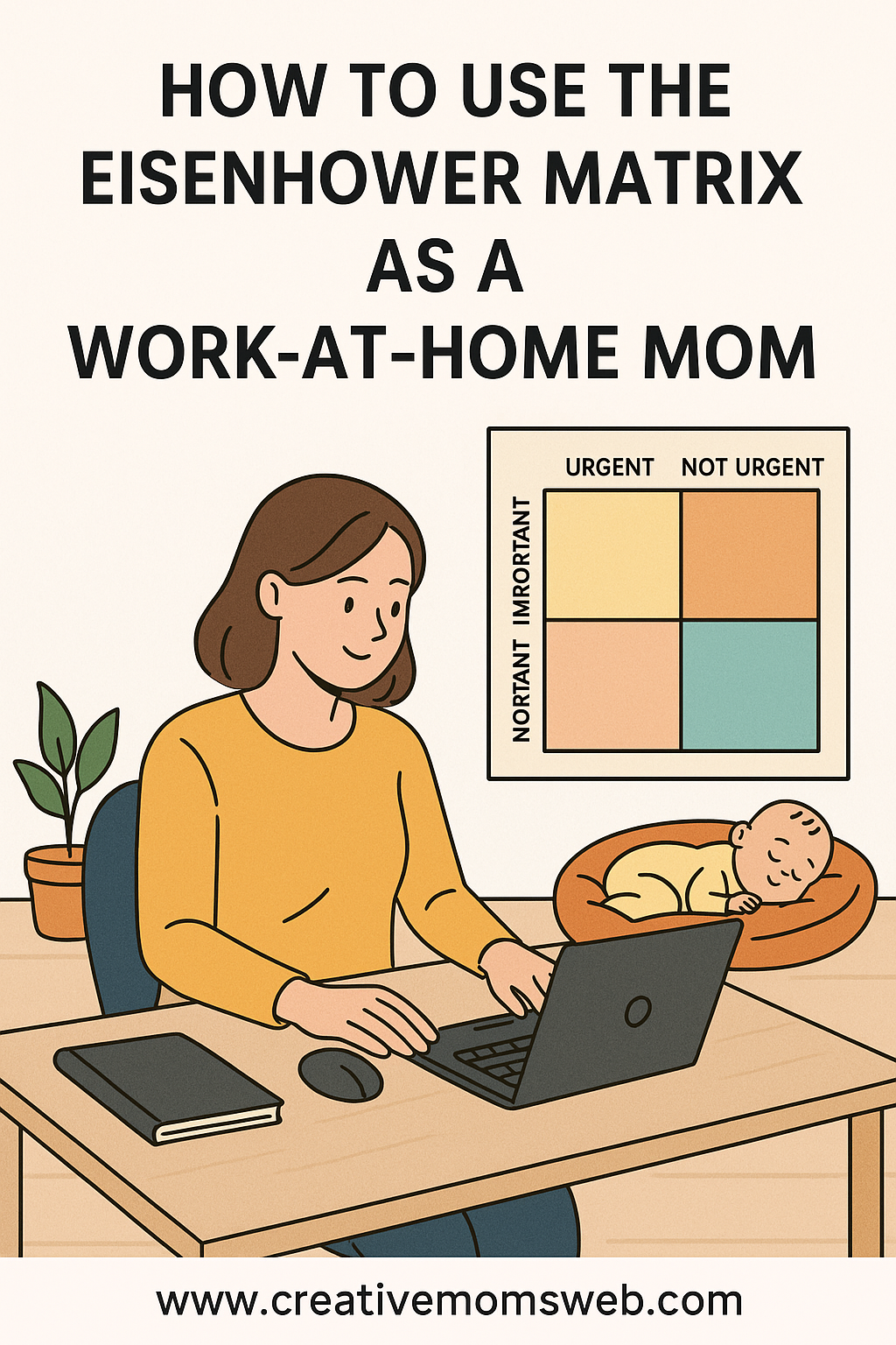 How to Use the Eisenhower Matrix to Stay Productive as a Work-at-Home Mom