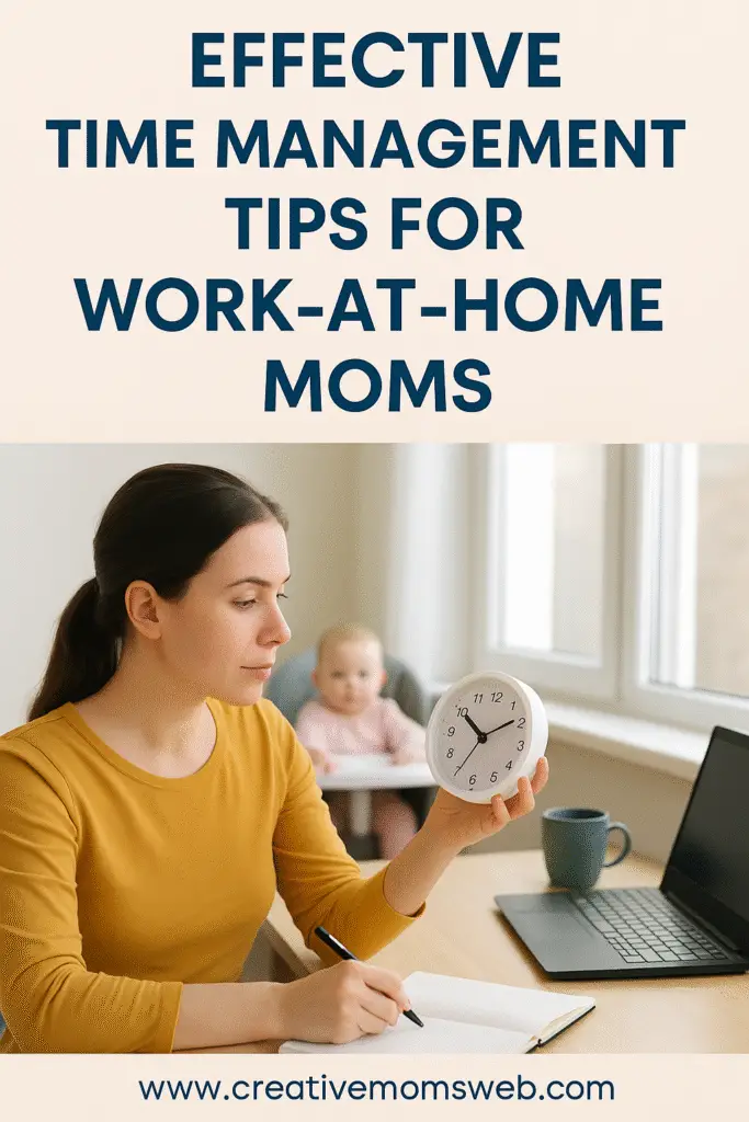 Time management hacks for work-at-home moms
