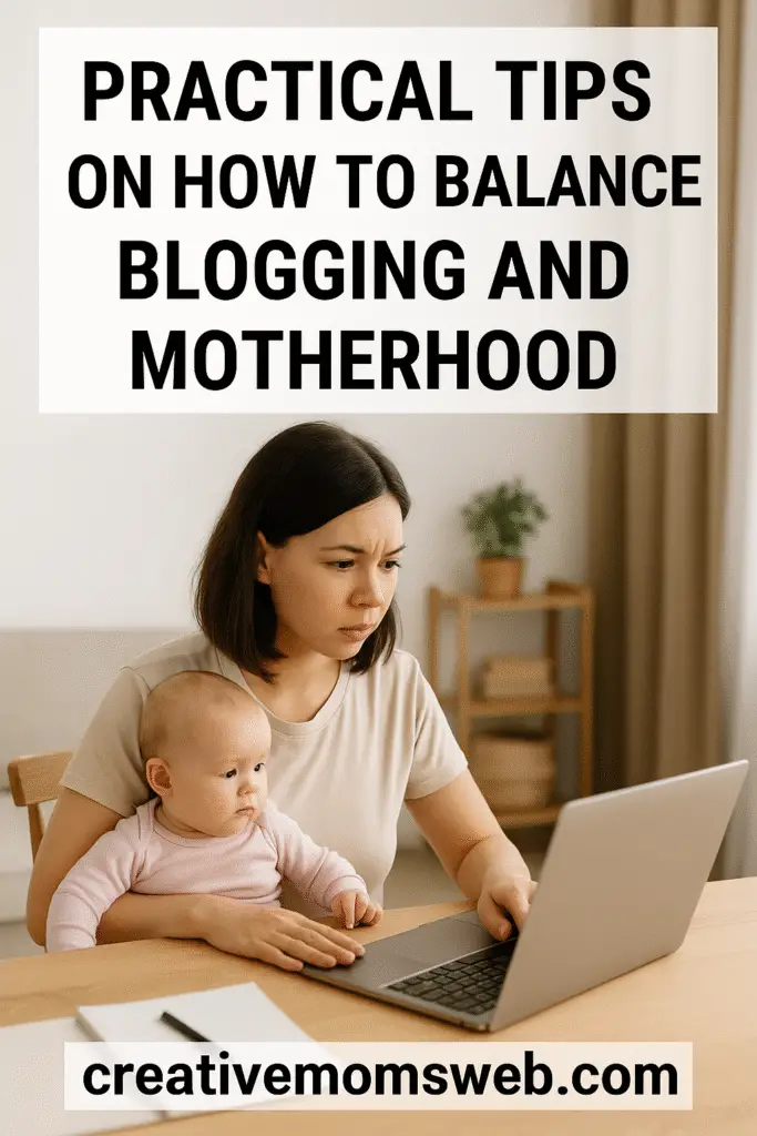 How to Balance Blogging and Motherhood