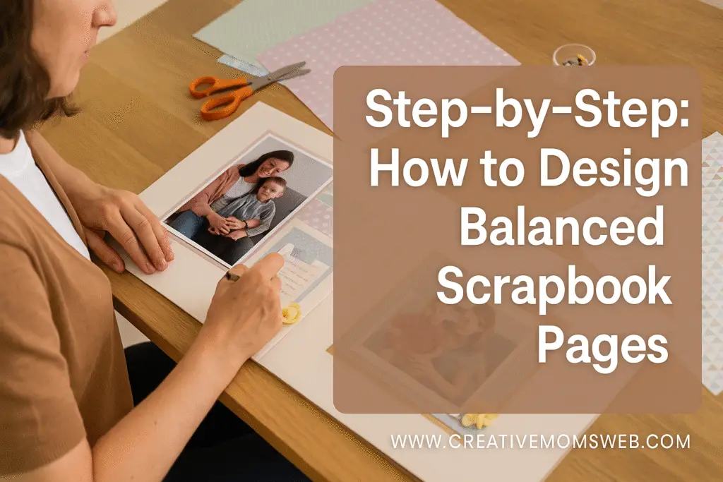 Step-by-Step How to Design Balanced Scrapbook Pages
