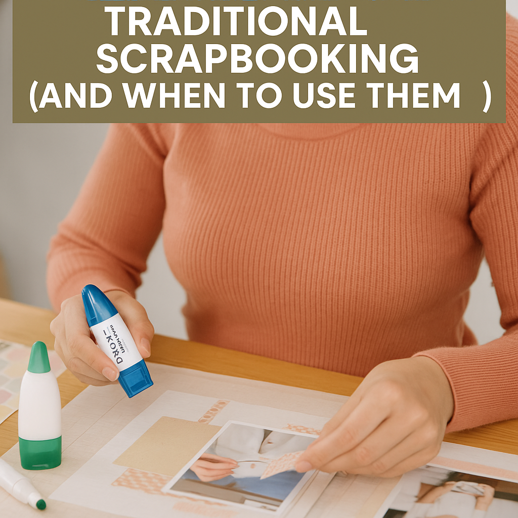 Best Adhesives for Traditional Scrapbooking (And When to Use Them)