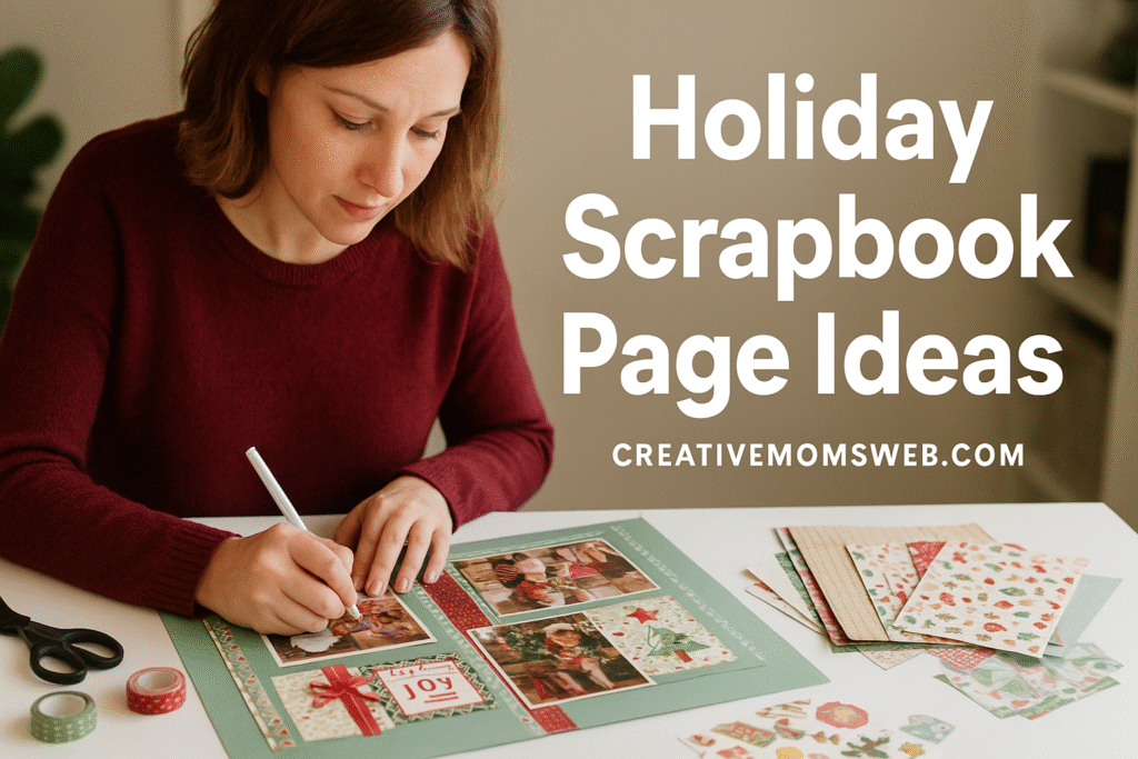 Holiday Scrapbook Page Ideas