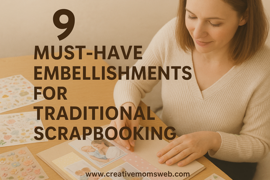 Must-have embellishments for traditional scrapbooking