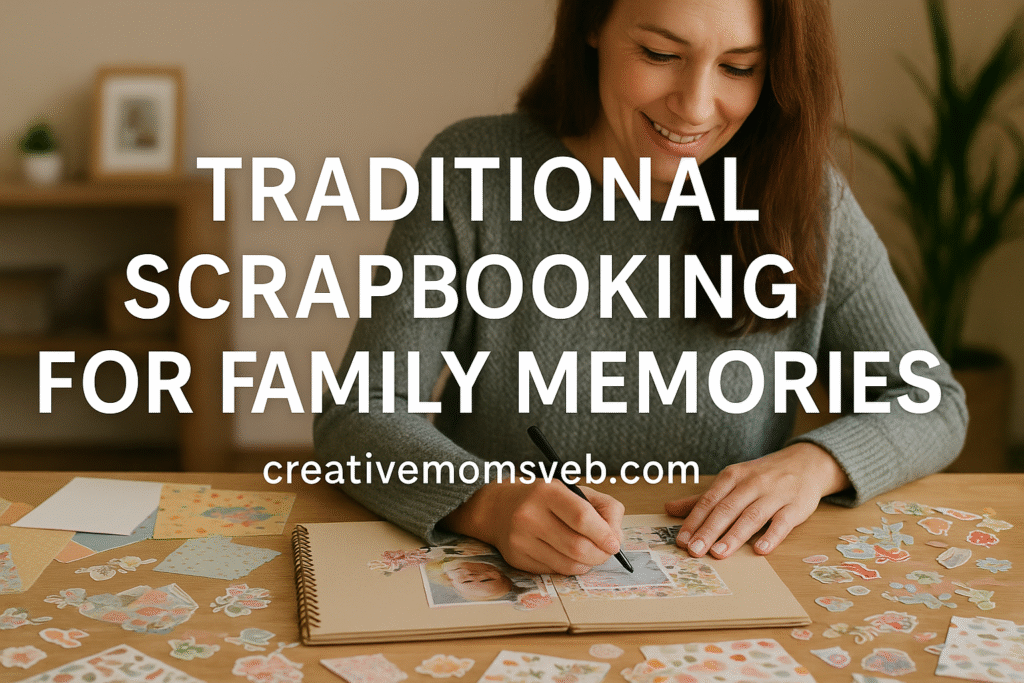 Traditional Scrapbooking for Family Memories