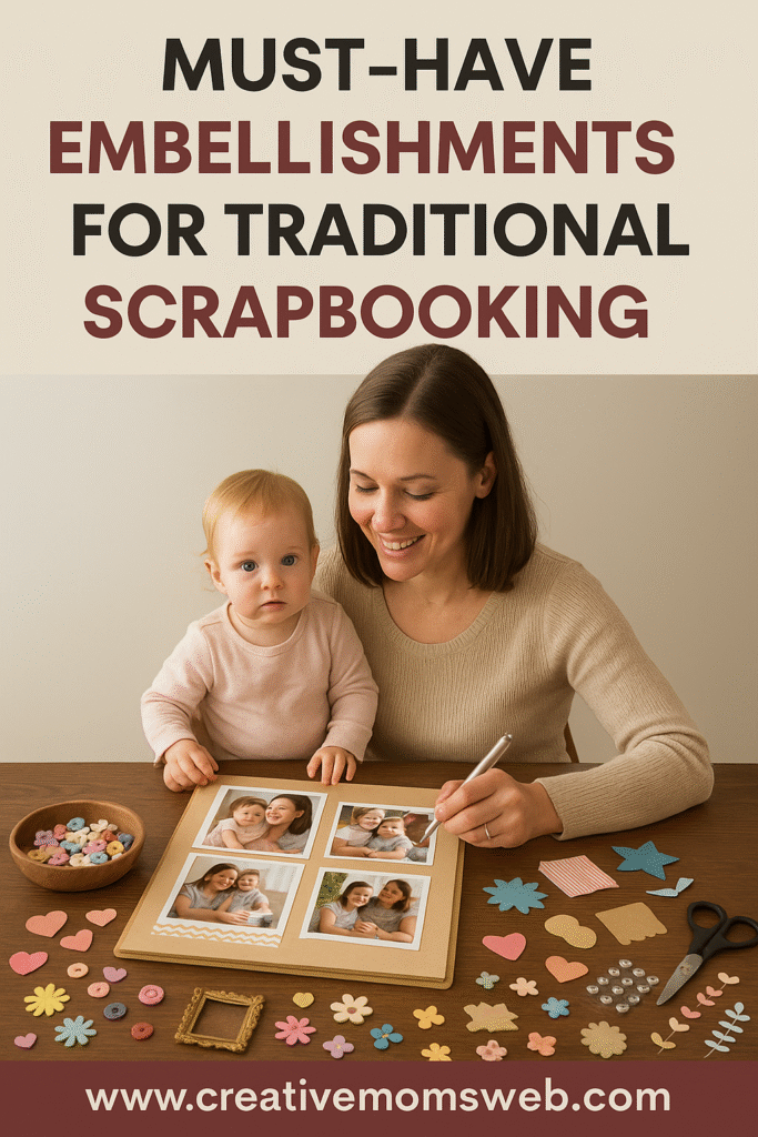 embellishments for traditional scrapbooking