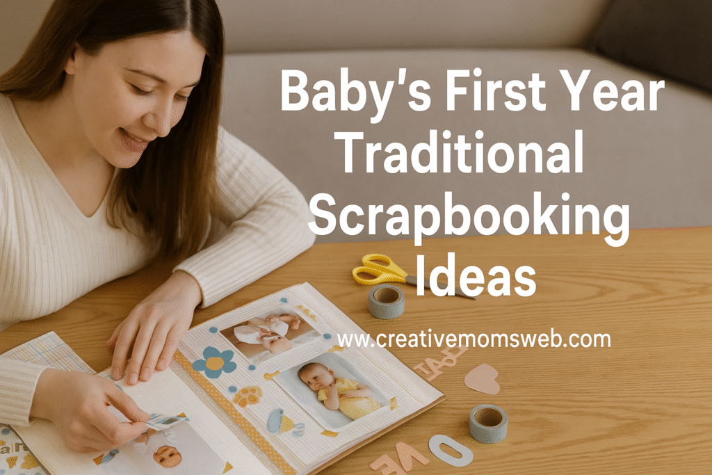 Baby First Year Traditional Scrapbooking Ideas