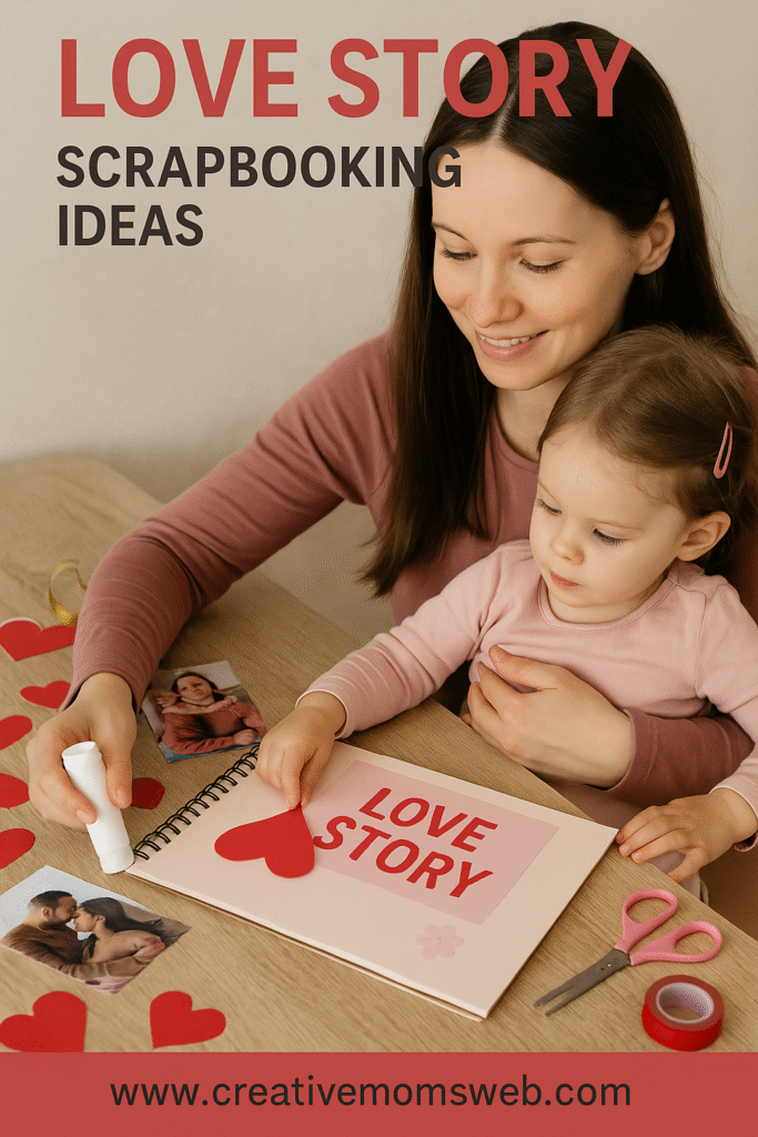 Romantic Love Story Scrapbooking Ideas