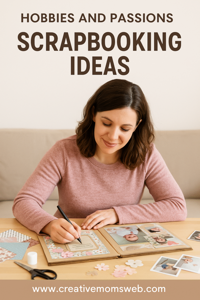 Simple Hobbies and Passions Scrapbooking Ideas