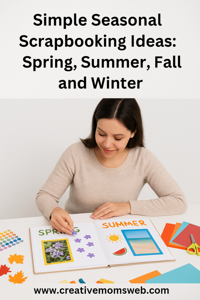 Seasonal Scrapbooking Ideas Spring, Summer, Fall, and Winter
