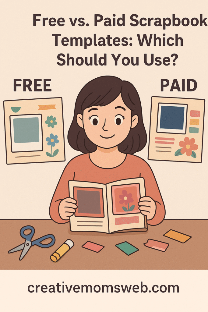 Choosing Between Free and Paid Scrapbook Templates Made Easy