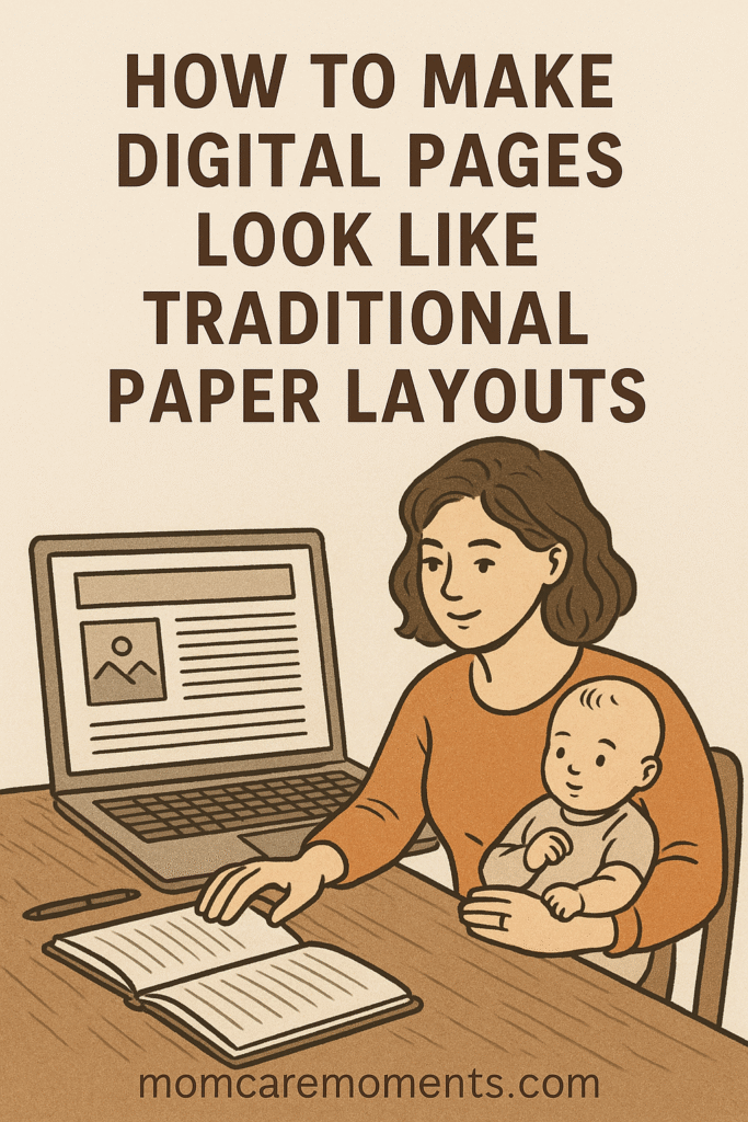 Make Your Digital Scrapbook Pages Look Like Real Paper Layouts