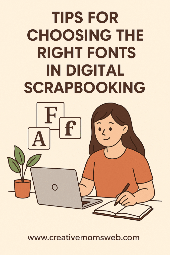 How to Pick the Perfect Fonts for Your Digital Scrapbook Pages