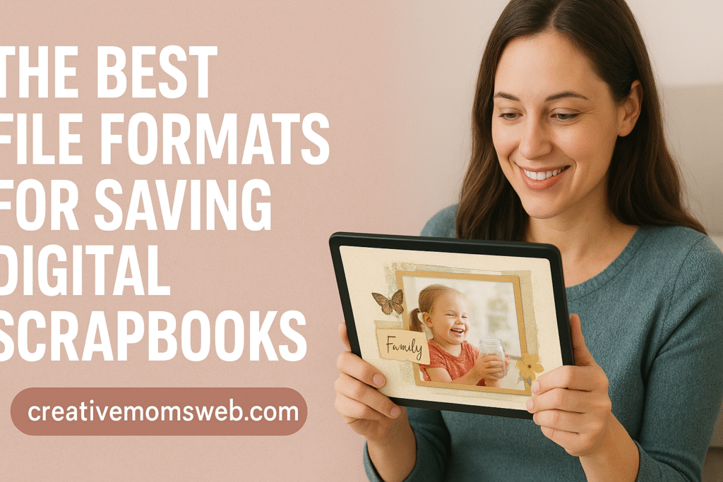 Best File Formats for Saving Digital Scrapbooks