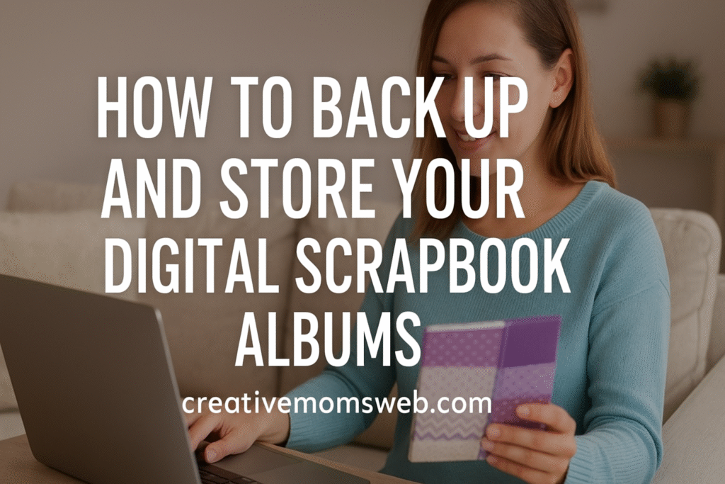 How to Back Up and Store Your Digital Scrapbook Albums