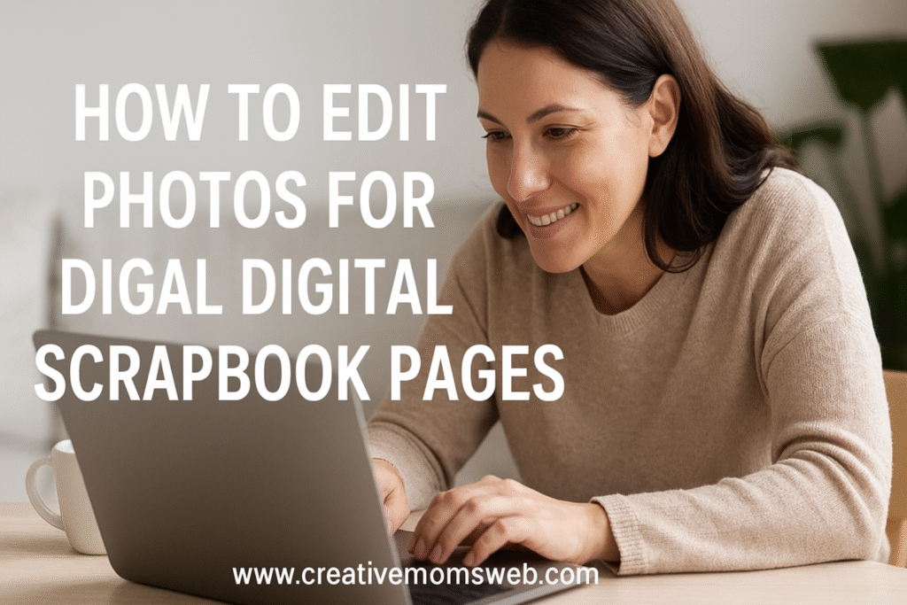 How to Edit Photos for Your Digital Scrapbook Pages