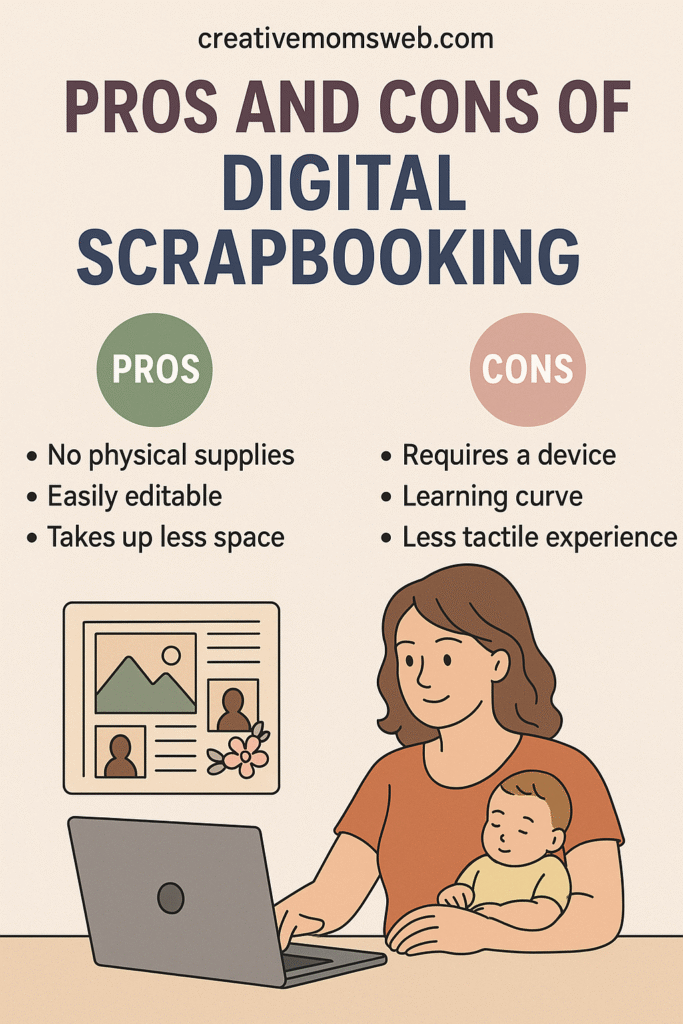 Pros and Cons of Digital Scrapbooking Every Mom Should Know