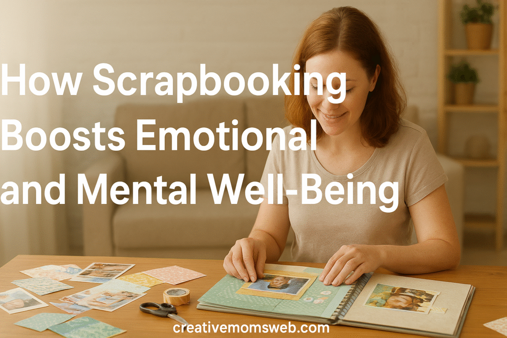 How Scrapbooking Boosts Emotional and Mental Well-Being for Moms