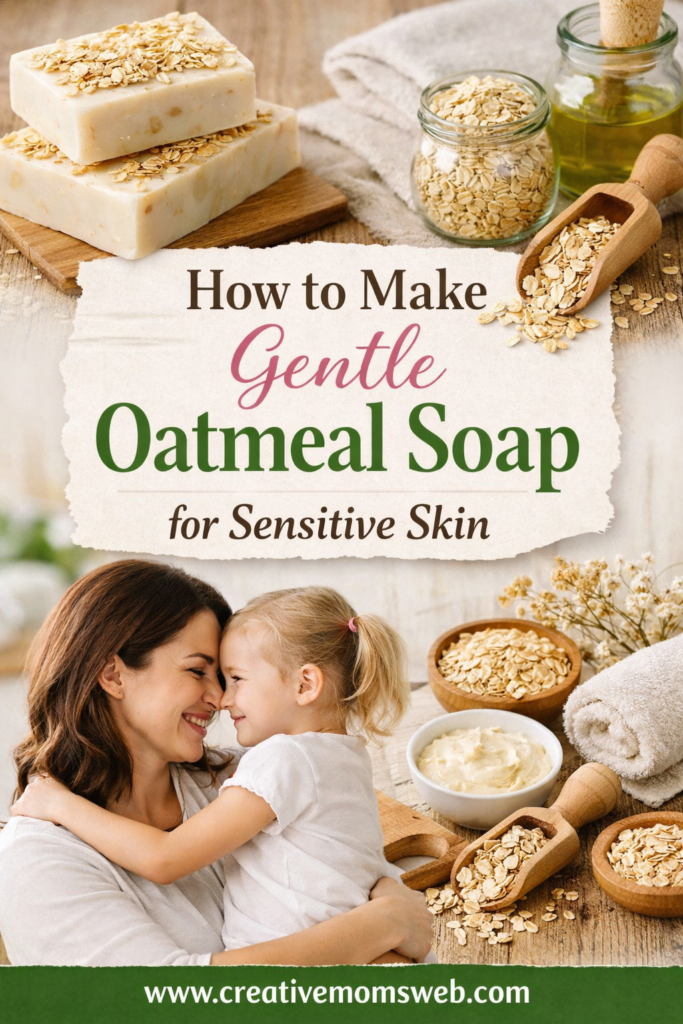 DIY Oatmeal Soap Recipe for Sensitive Skin (Beginner Friendly)