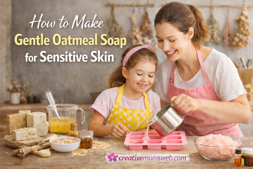 How to Make Gentle Oatmeal Soap for Sensitive Skin