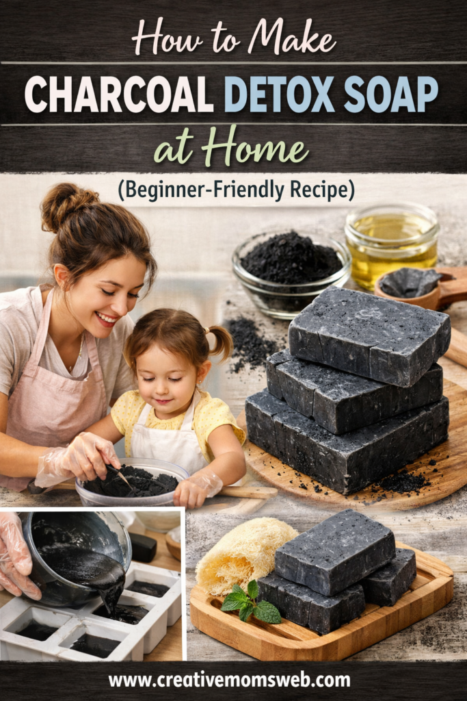 DIY Charcoal Detox Soap for Glowing Skin