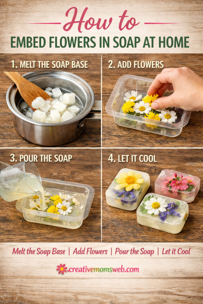 DIY Floral Soap