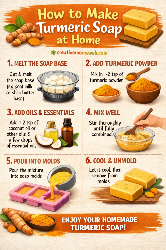Easy DIY Turmeric Soap Recipe for Glowing Skin