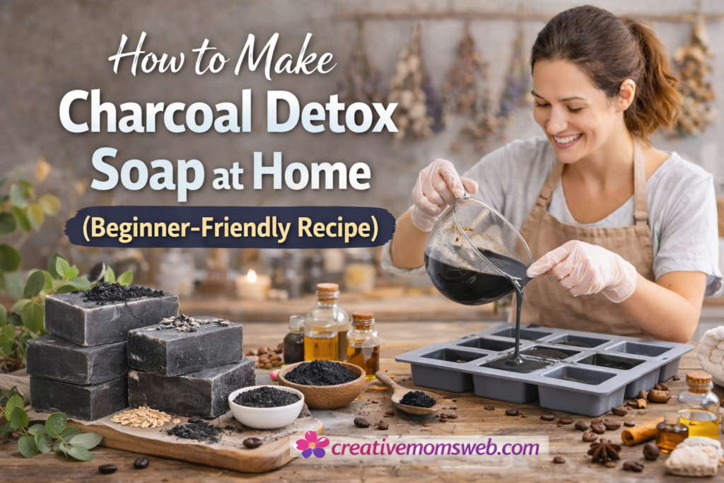 How to Make Charcoal Detox Soap at Home (Beginner-Friendly Recipe)